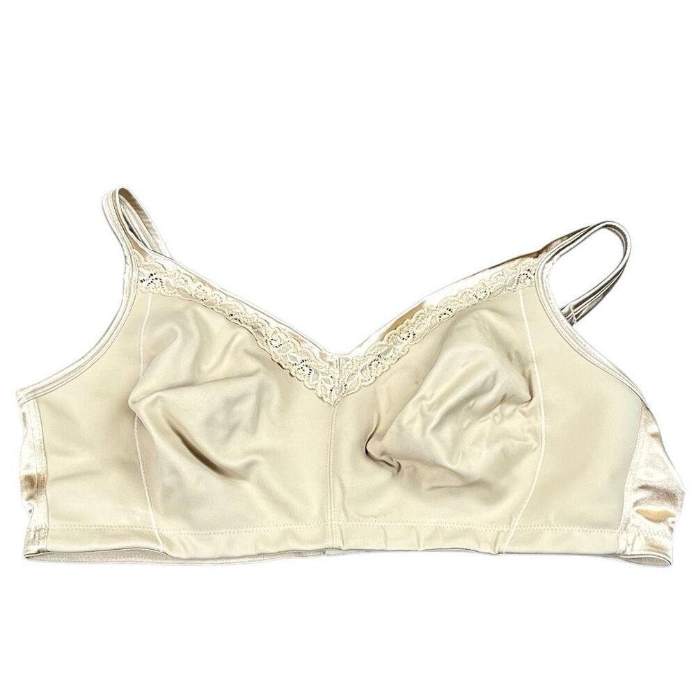 Just My Size Comfort Strap Lace Wirefree Minimizer Bra 44C